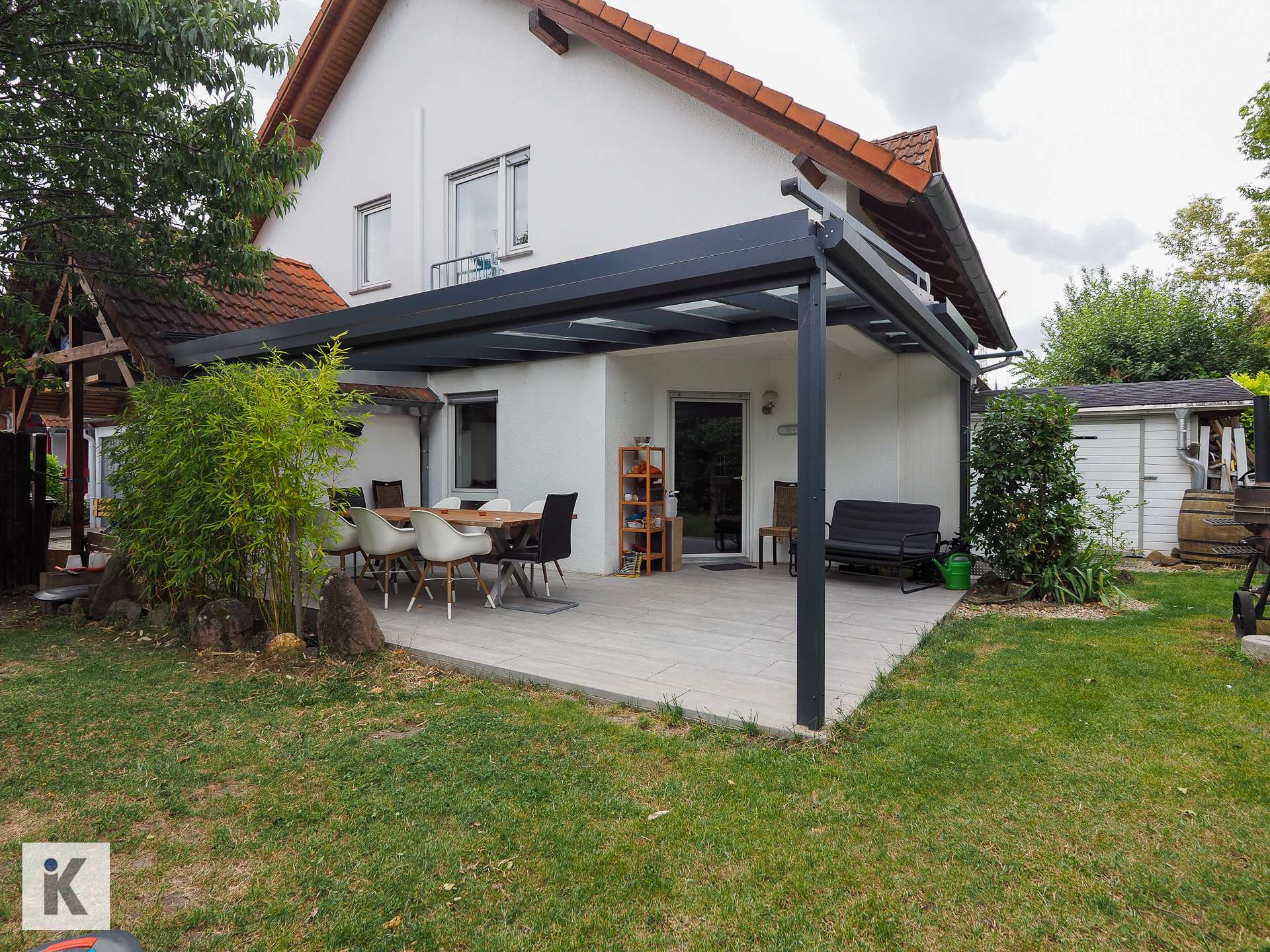 Gartenansicht Haus